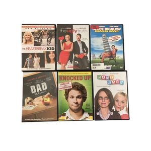 Lot of 6 Comedy DVDs Knocked Up Heartbreak Kid Baby Mama